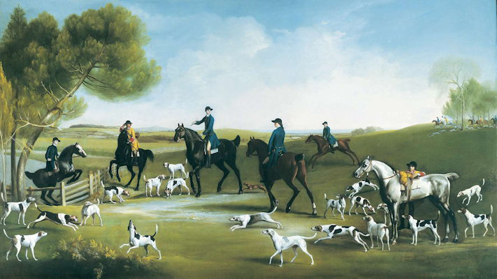 The Charlton Hunt, by George Stubbs, 1759