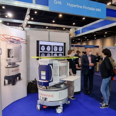 The Swoop portable MRI scanner from Hyperfine made its European debut at ISMRM