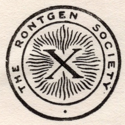 The original logo of the Roentgen Society
