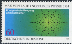Two German postal stamps issued in 1979.