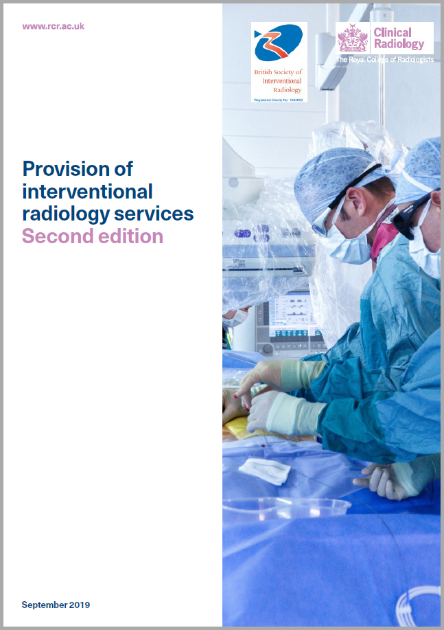 RCR interventional radiology report cover